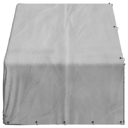 vidaXL Chenil d'extérieur pour chiens housse 3x2x1,9 m acier galvanisé