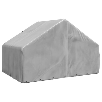 vidaXL Chenil d'extérieur pour chiens housse 3x2x1,9 m acier galvanisé