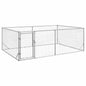 vidaXL Chenil d'extérieur pour chiens porte 3x2x1 m acier galvanisé