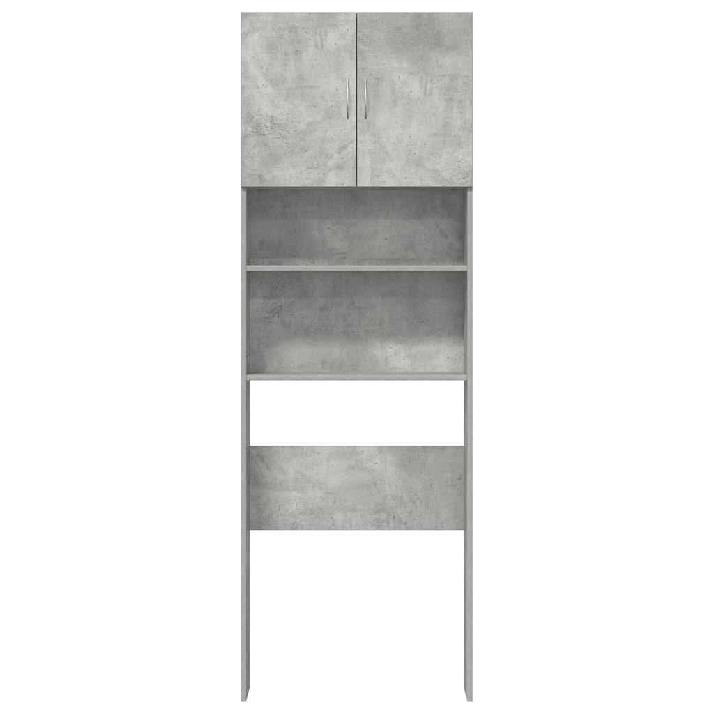 vidaXL Meuble de machine à laver gris béton bois d'ingénierie