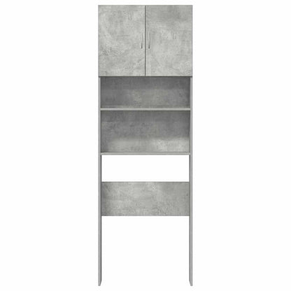 vidaXL Meuble de machine à laver gris béton bois d'ingénierie