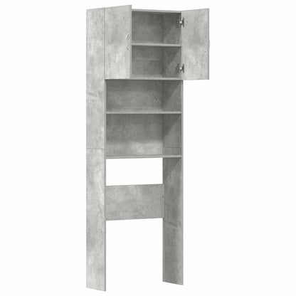 vidaXL Meuble de machine à laver gris béton bois d'ingénierie