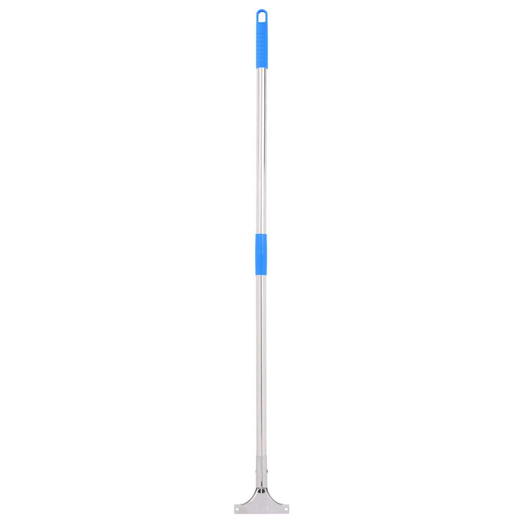 vidaXL Raclettes à plancher 5 pcs 55x119,5 cm acier et caoutchouc