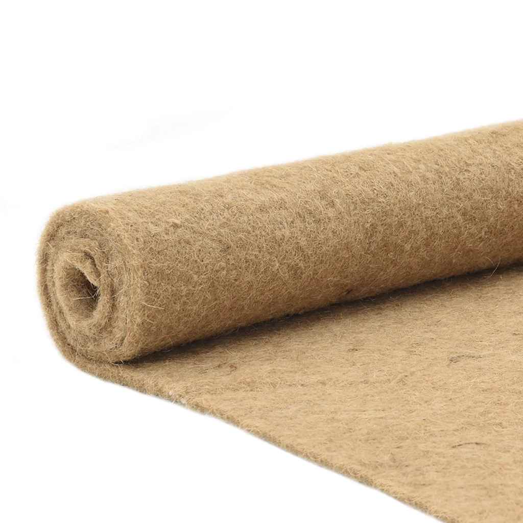 vidaXL Tapis de chanvre pour rongeurs 1x1 m 5 mm