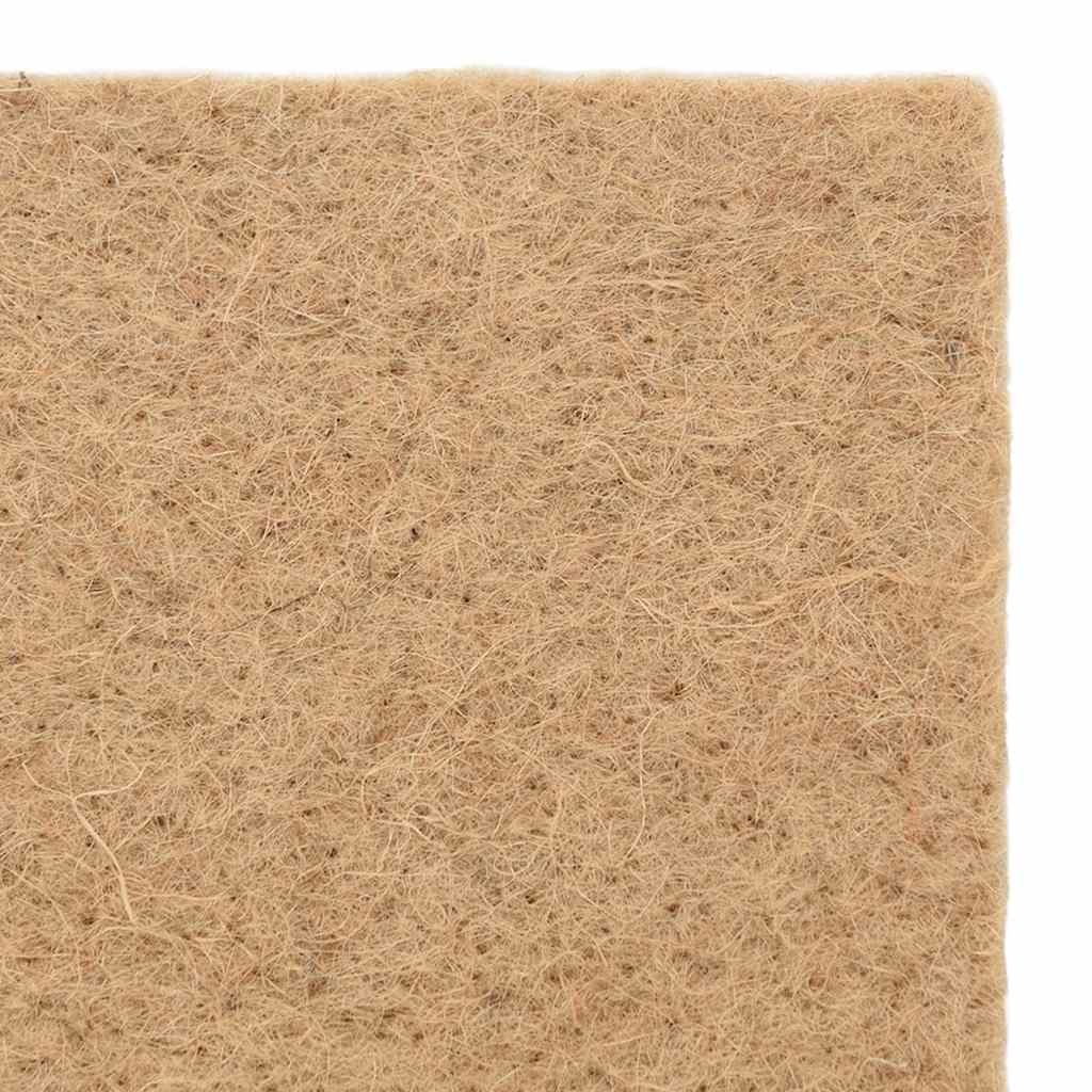 vidaXL Tapis de chanvre pour rongeurs 1x1 m 5 mm