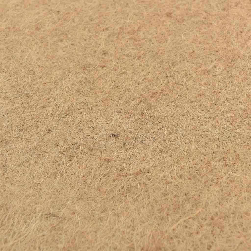 vidaXL Tapis de chanvre pour rongeurs 1x1 m 5 mm