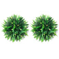 vidaXL Boules de buis artificielles avec lumières LED 4 pcs vert 15 cm