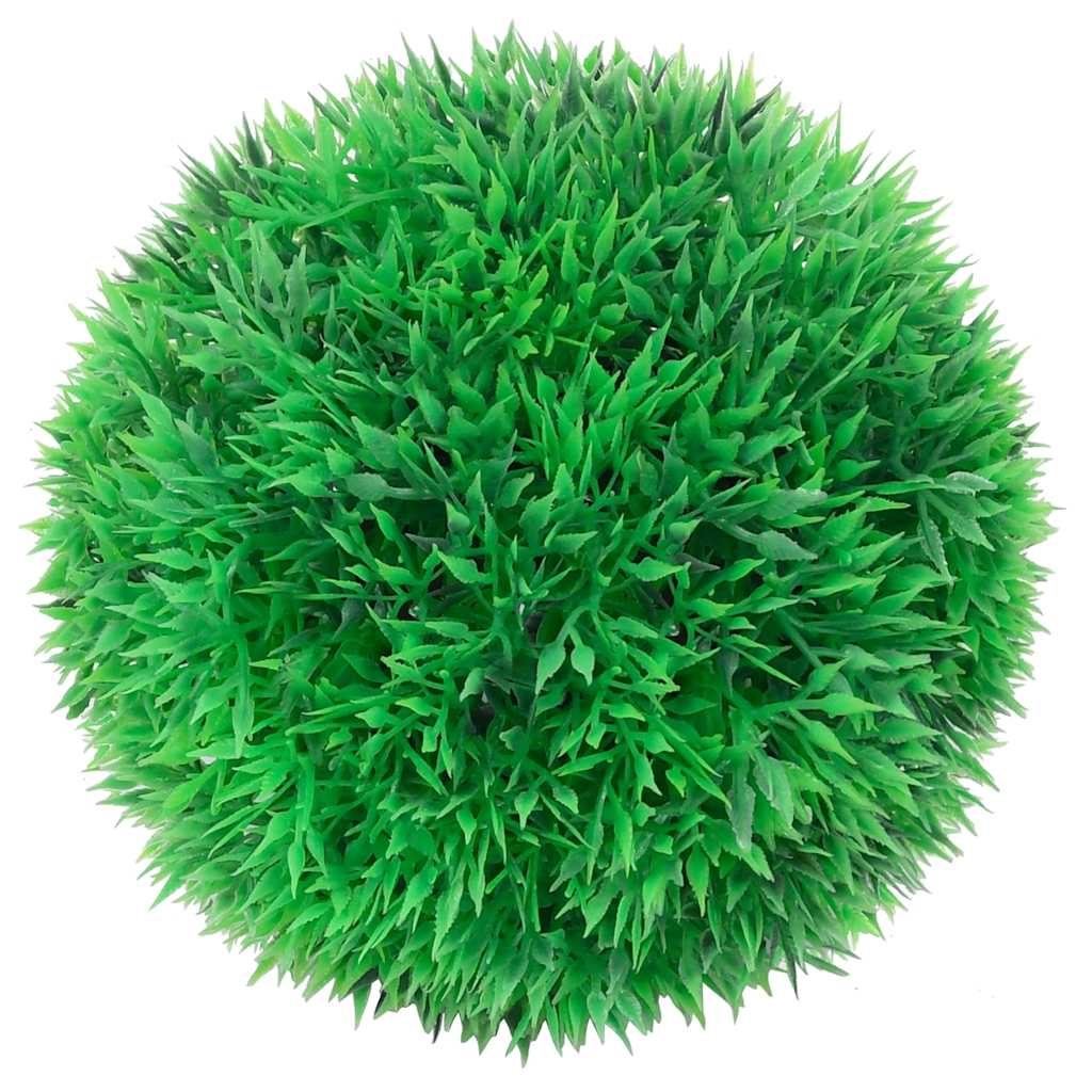 vidaXL Boules de buis artificielles avec lumières LED 4 pcs vert 12 cm