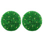 vidaXL Boules de buis artificielles avec lumières LED 2 pcs vert 45 cm
