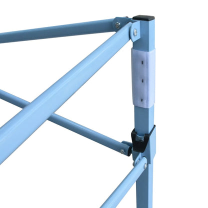 vidaXL Tente pliable avec 4 parois latérales 3 x 4,5 m Bleu