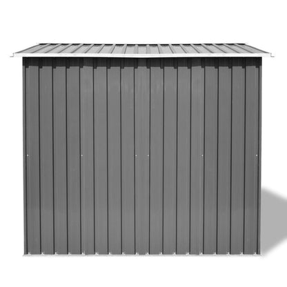 vidaXL Abri de stockage pour jardin Métal Gris 257 x 205 x 178 cm