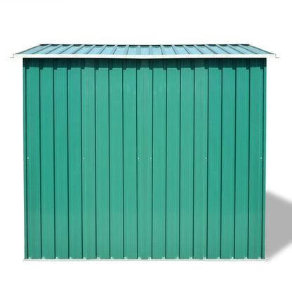 vidaXL Abri de stockage pour jardin Métal Vert 257 x 205 x 178 cm