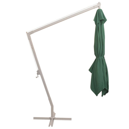 vidaXL Parasol 300 x 300 cm Poteau en Aluminium Vert