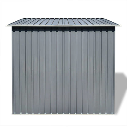 vidaXL Abri de jardin Métal Gris