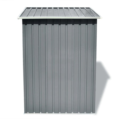 vidaXL Abri de stockage pour jardin Métal Gris 204 x 132 x 186 cm