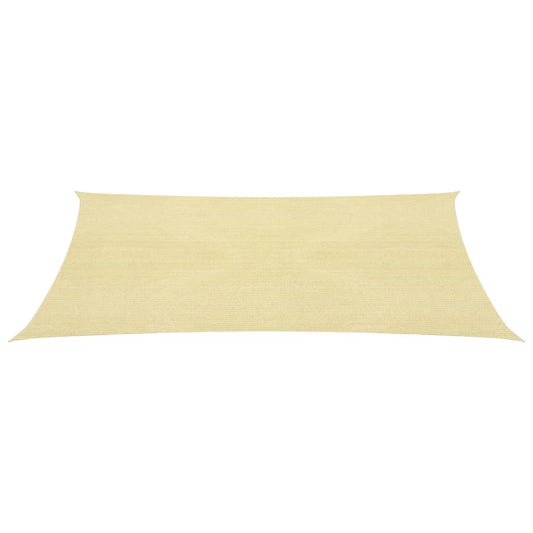 vidaXL Voile de parasol PEHD Carré 2 x 2 m Beige