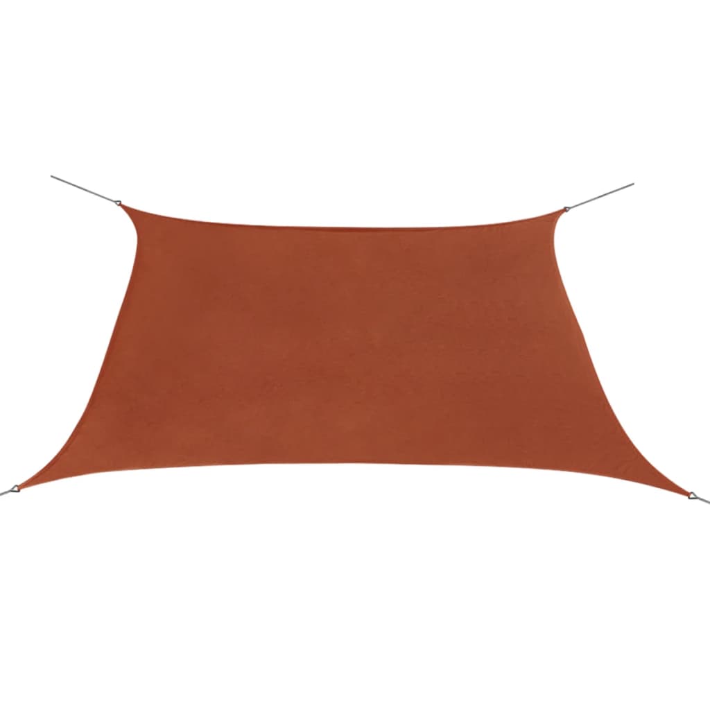 vidaXL Voile de parasol tissu oxford carré 2x2 m terre cuite