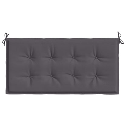 vidaXL Coussin de banc de jardin anthracite 100x50x3 cm tissu oxford