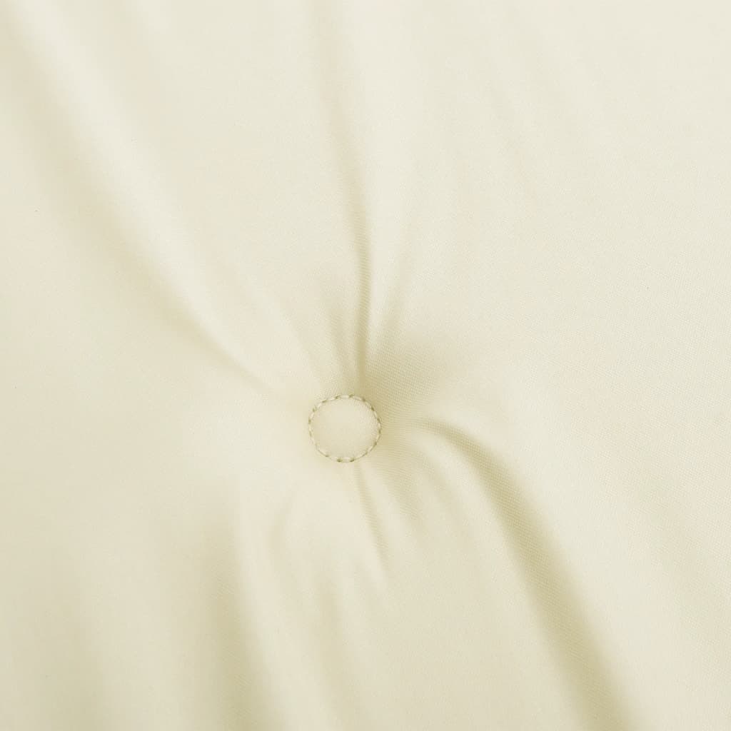 vidaXL Coussin de banc de jardin crème 150x50x3 cm tissu oxford