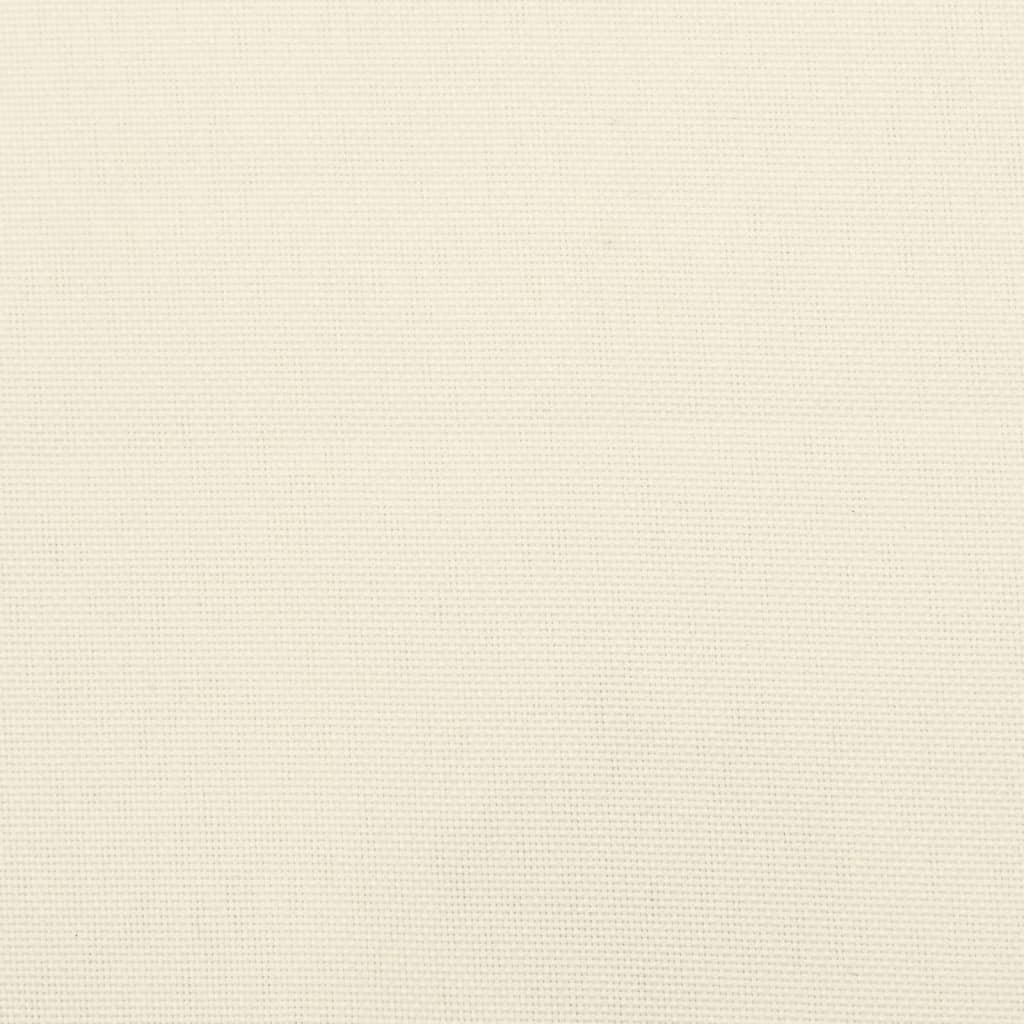 vidaXL Coussin de banc de jardin crème 150x50x3 cm tissu oxford