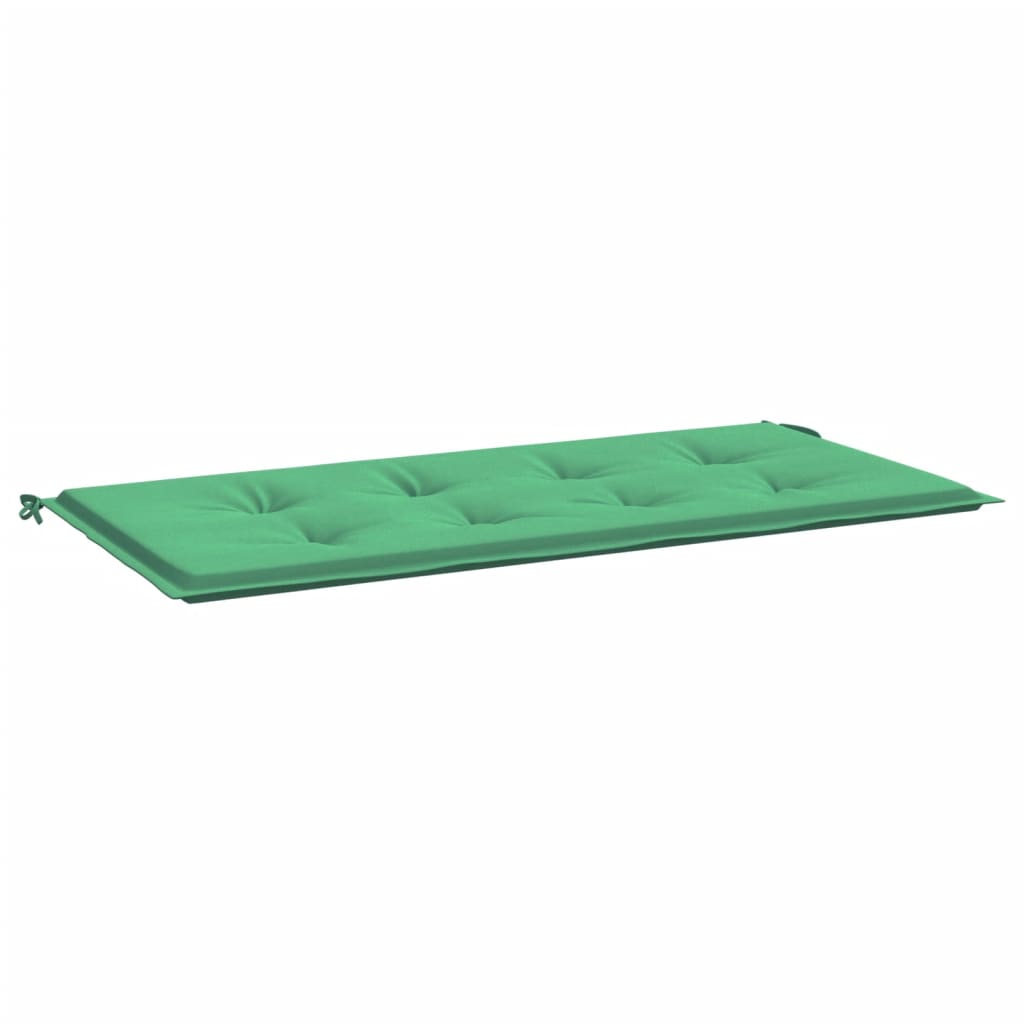 vidaXL Coussin de banc de jardin vert 120x50x3 cm tissu oxford