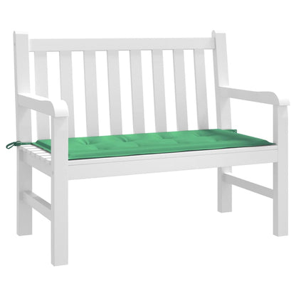 vidaXL Coussin de banc de jardin vert 120x50x3 cm tissu oxford