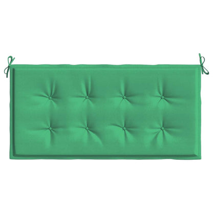 vidaXL Coussin de banc de jardin vert 120x50x3 cm tissu oxford