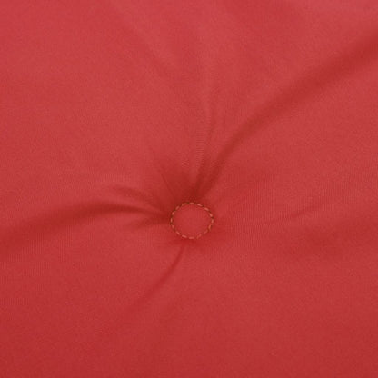 vidaXL Coussin de banc de jardin rouge 100x50x3 cm tissu oxford