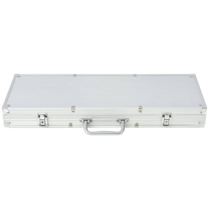 vidaXL Coffret de poker avec 500 jetons Laser Aluminium