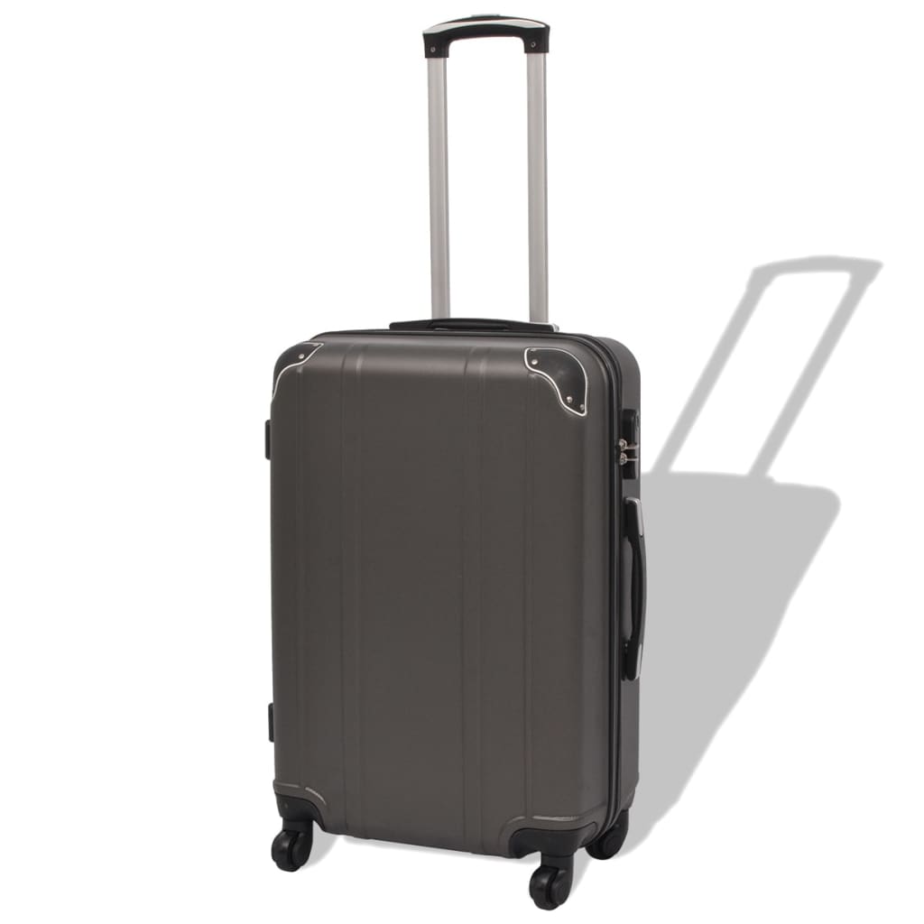 vidaXL Ensemble de valises à roulettes quatre pièces Anthracite