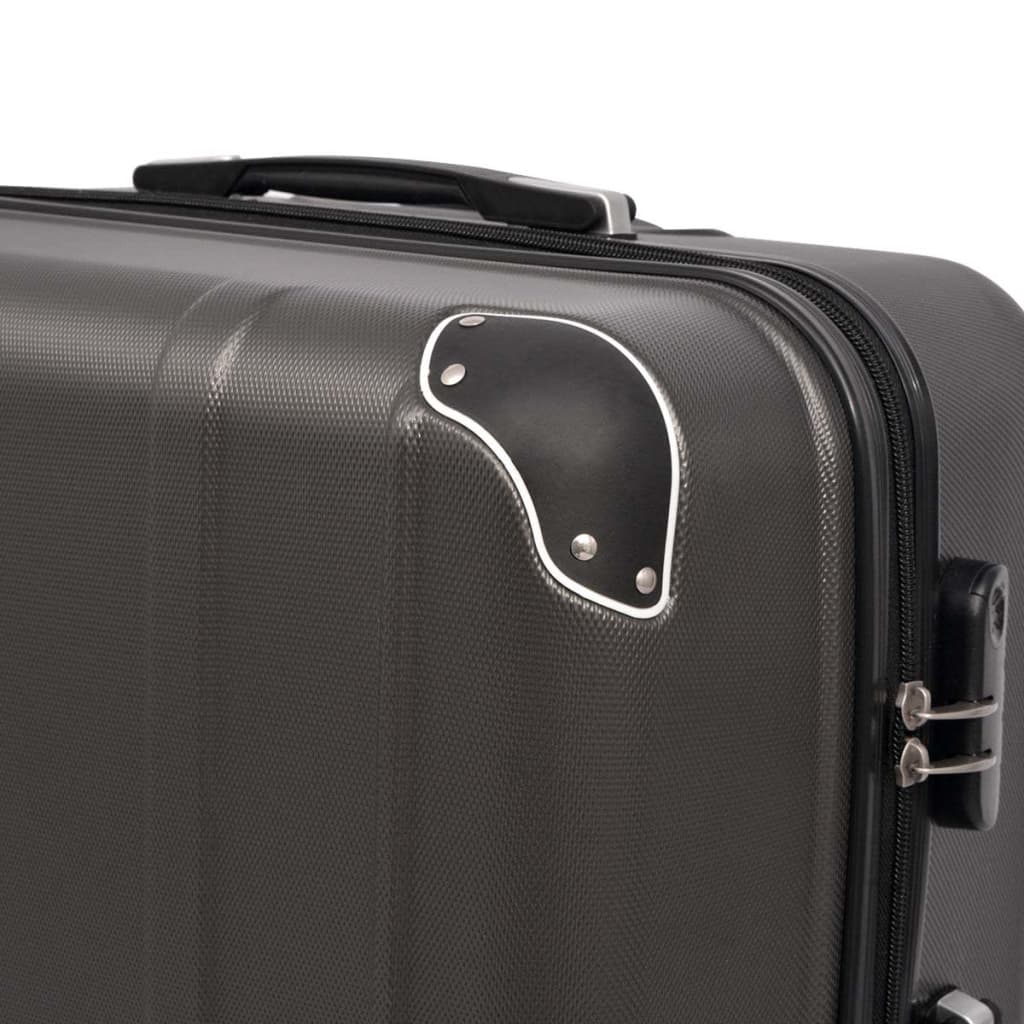 vidaXL Ensemble de valises à roulettes quatre pièces Anthracite