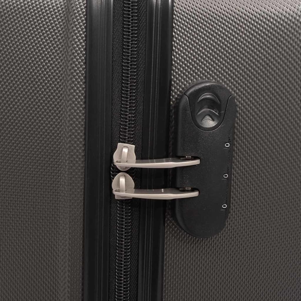 vidaXL Ensemble de valises à roulettes quatre pièces Anthracite
