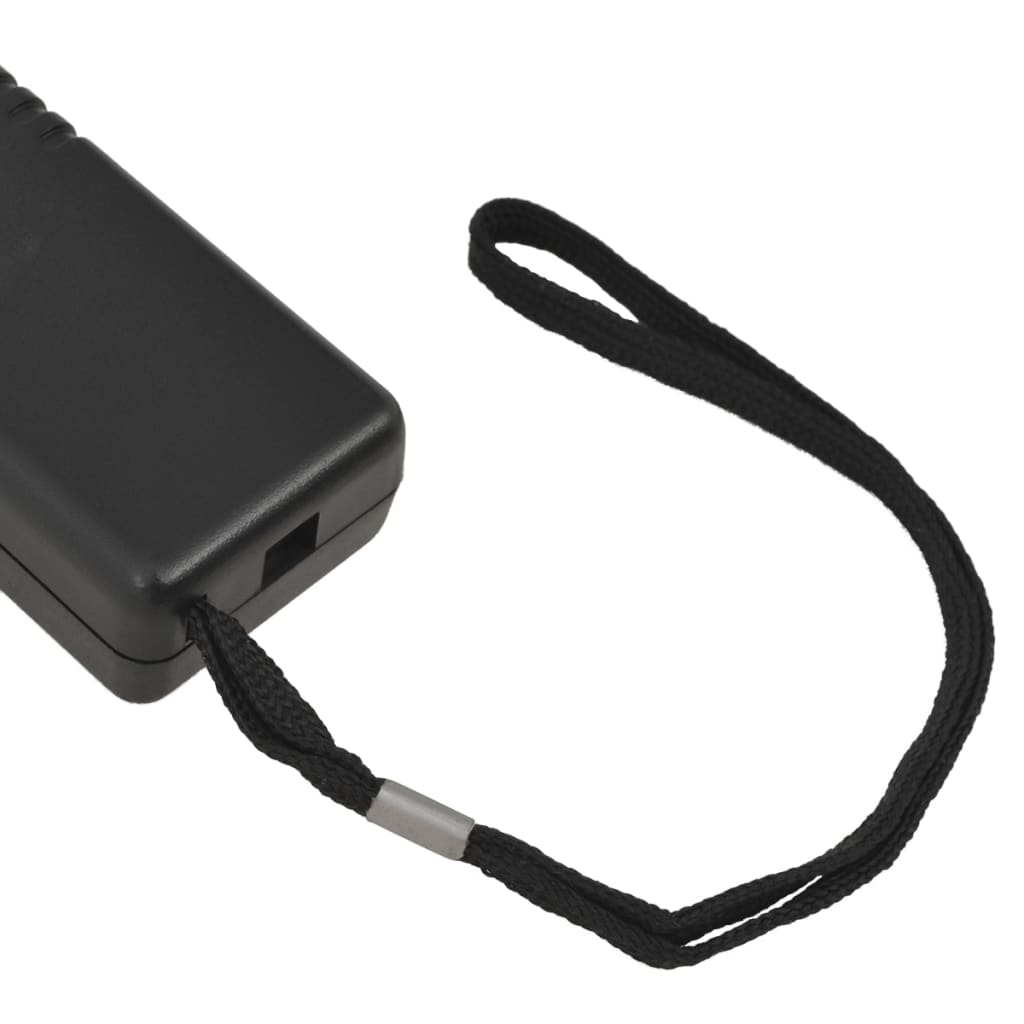 vidaXL Détecteur portatif de métaux Noir