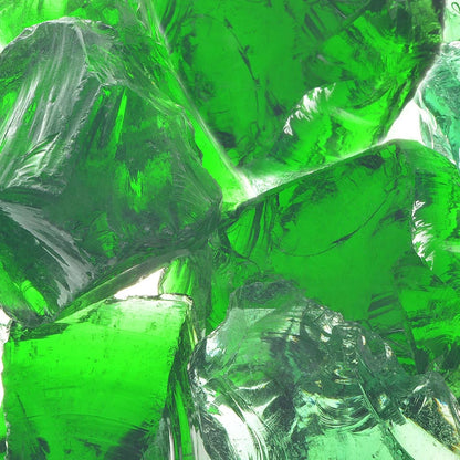 vidaXL Roches de jardin Verre Vert 60-120 mm 25 kg
