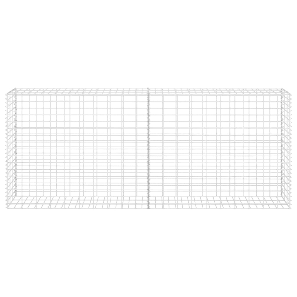 vidaXL Panier de gabion Acier inoxydable 85 x 30 x 200 cm