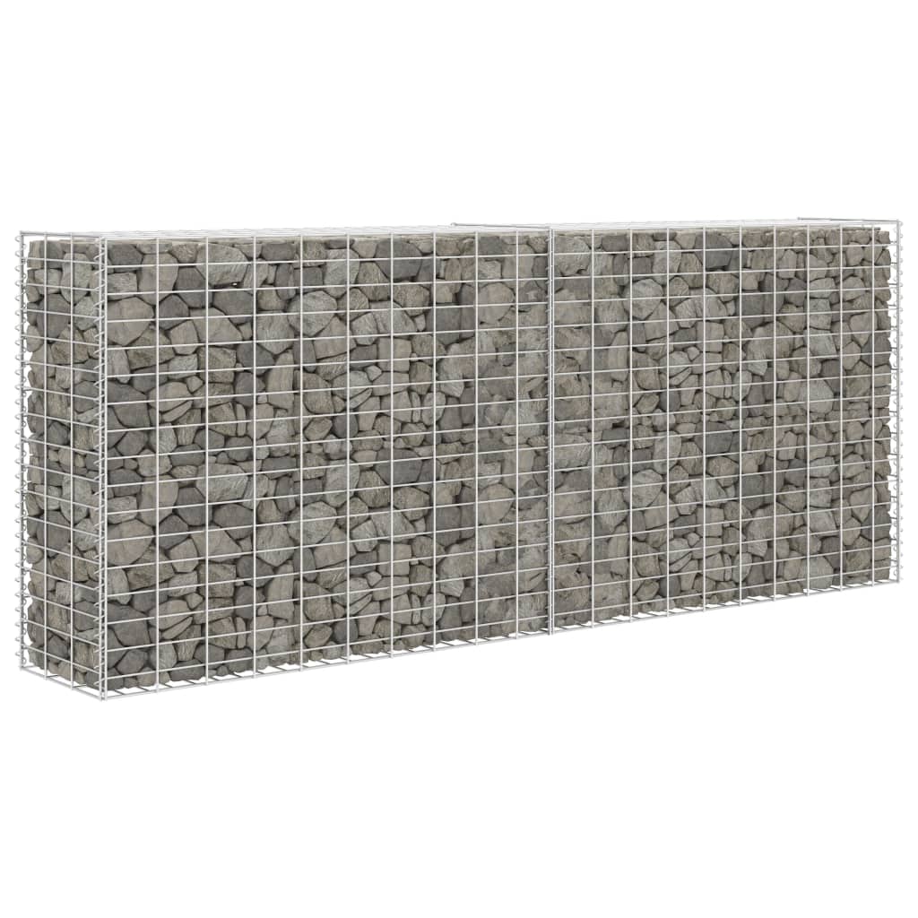 vidaXL Panier de gabion Acier inoxydable 85 x 30 x 200 cm