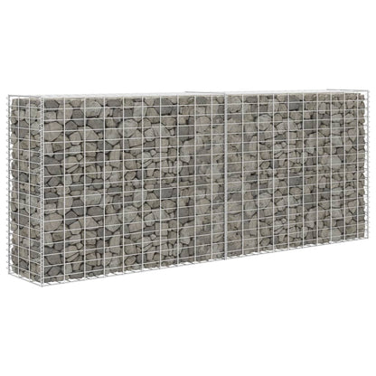 vidaXL Panier de gabion Acier inoxydable 85 x 30 x 200 cm