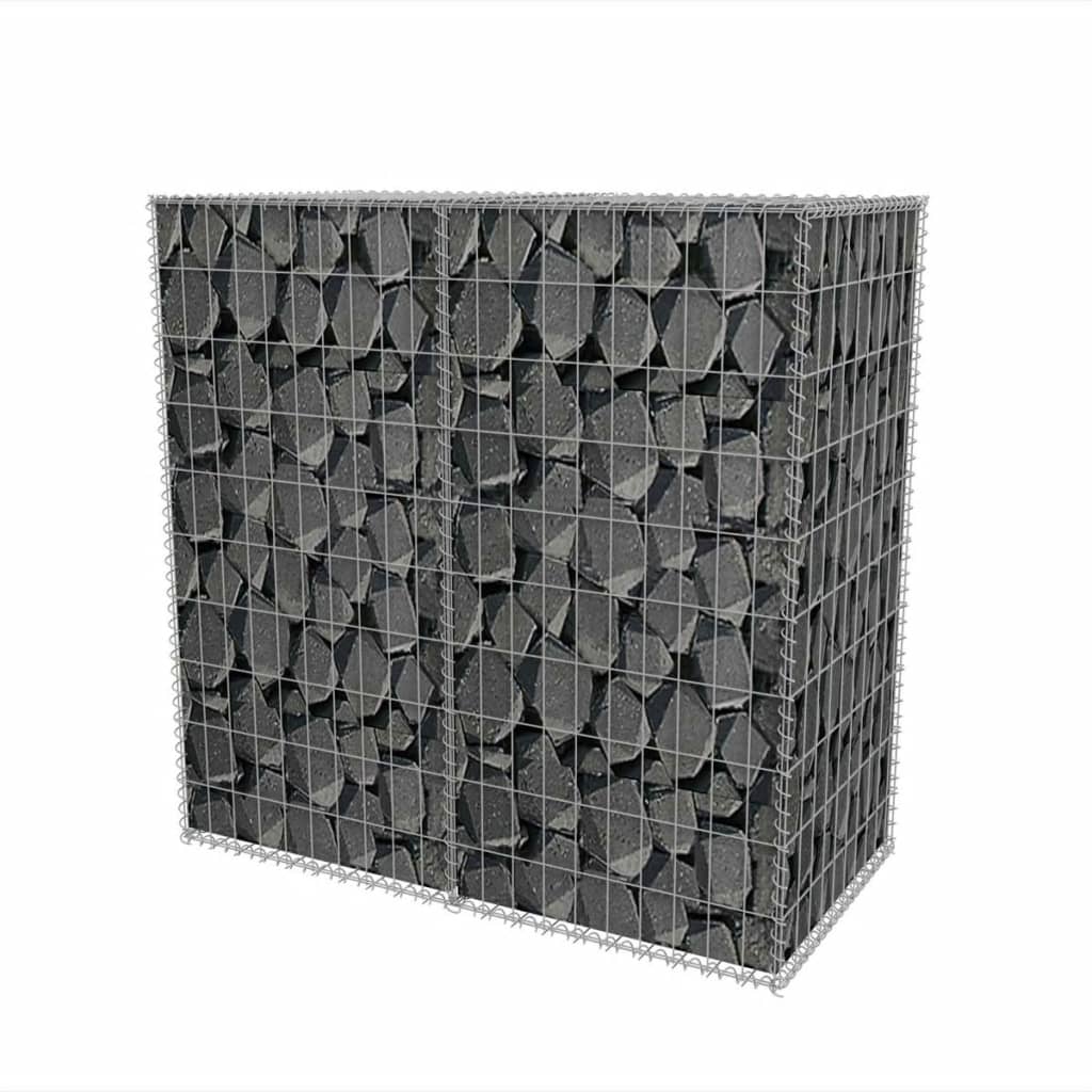 vidaXL Panier de gabion Acier galvanisé 100x50x100 cm