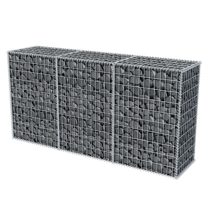 vidaXL Panier de gabion Acier galvanisé 200x50x100 cm