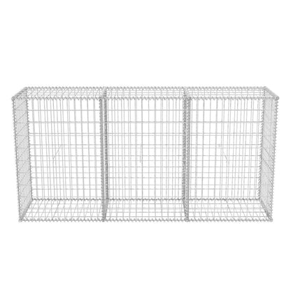 vidaXL Panier de gabion Acier galvanisé 200x50x100 cm