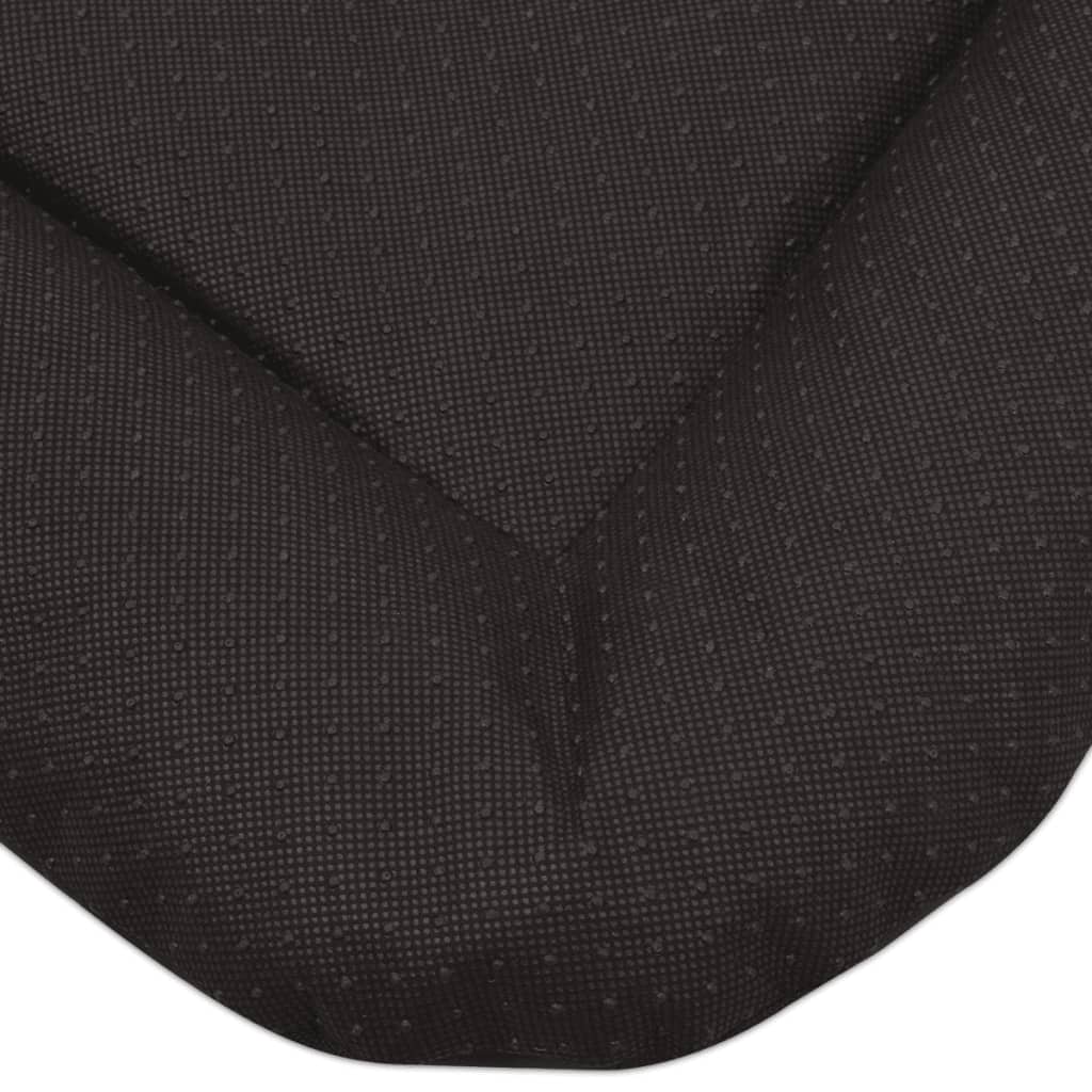 vidaXL Matelas pour chiens Taille XL Noir