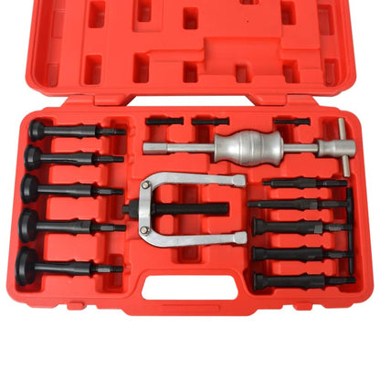 vidaXL Kit d'extracteurs de roulements 16 pièces