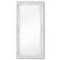 vidaXL Miroir mural style baroque 100x50 cm blanc
