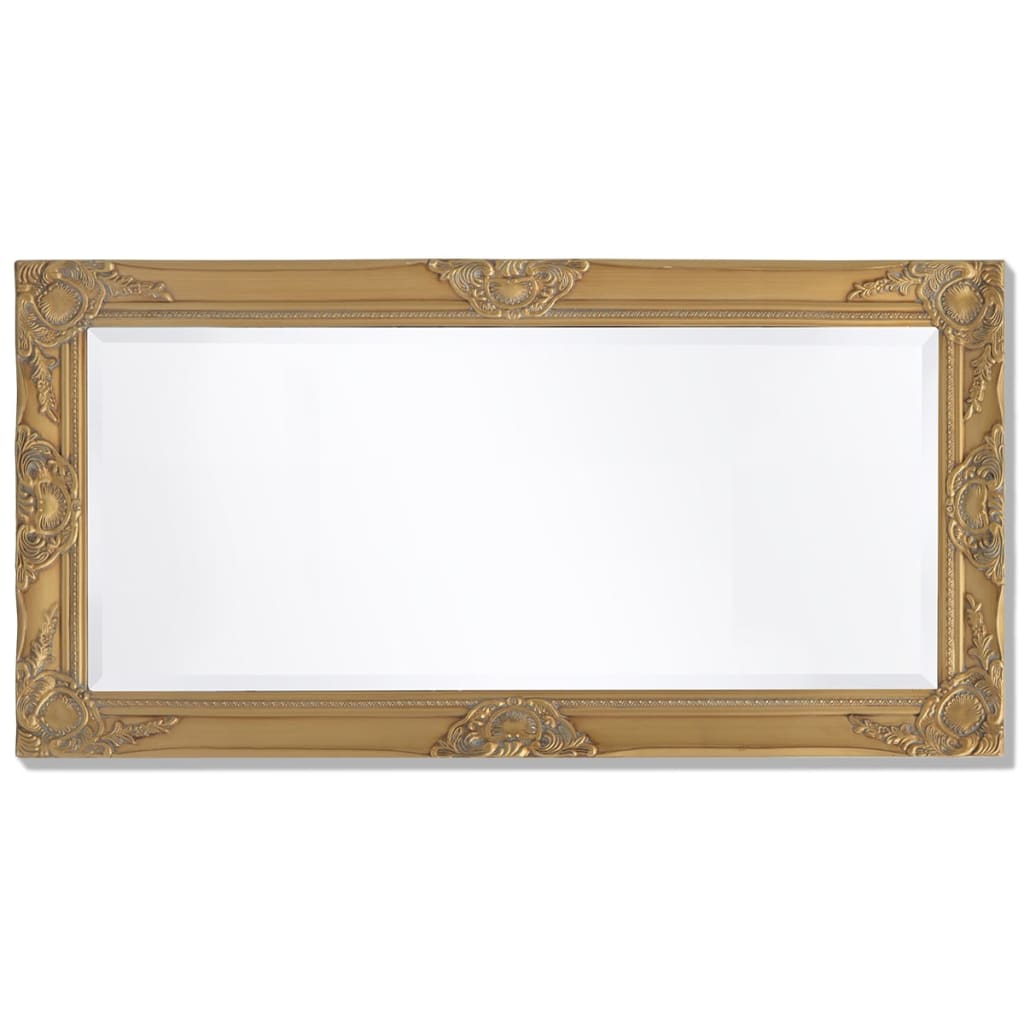vidaXL Miroir mural style baroque 100x50 cm Doré