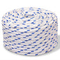 vidaXL Corde de bateau Polypropylène 6 mm 100 m Blanc