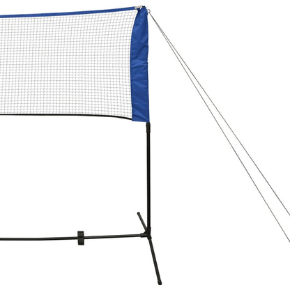 vidaXL Filet de badminton avec volants 500 x 155 cm