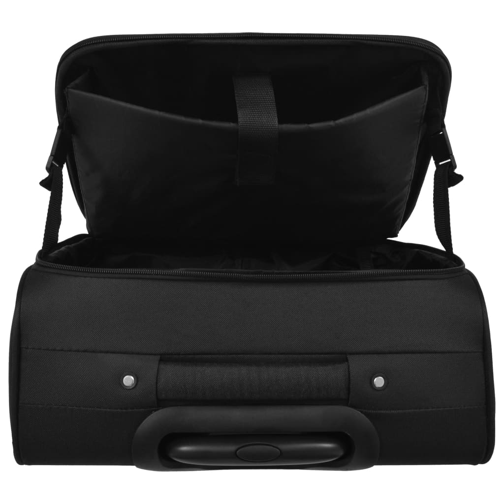 vidaXL Valise de pilote Noir