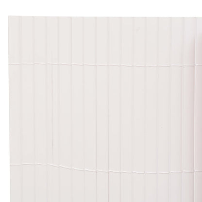 vidaXL Clôture de jardin Double face 90 x 300 cm Blanc