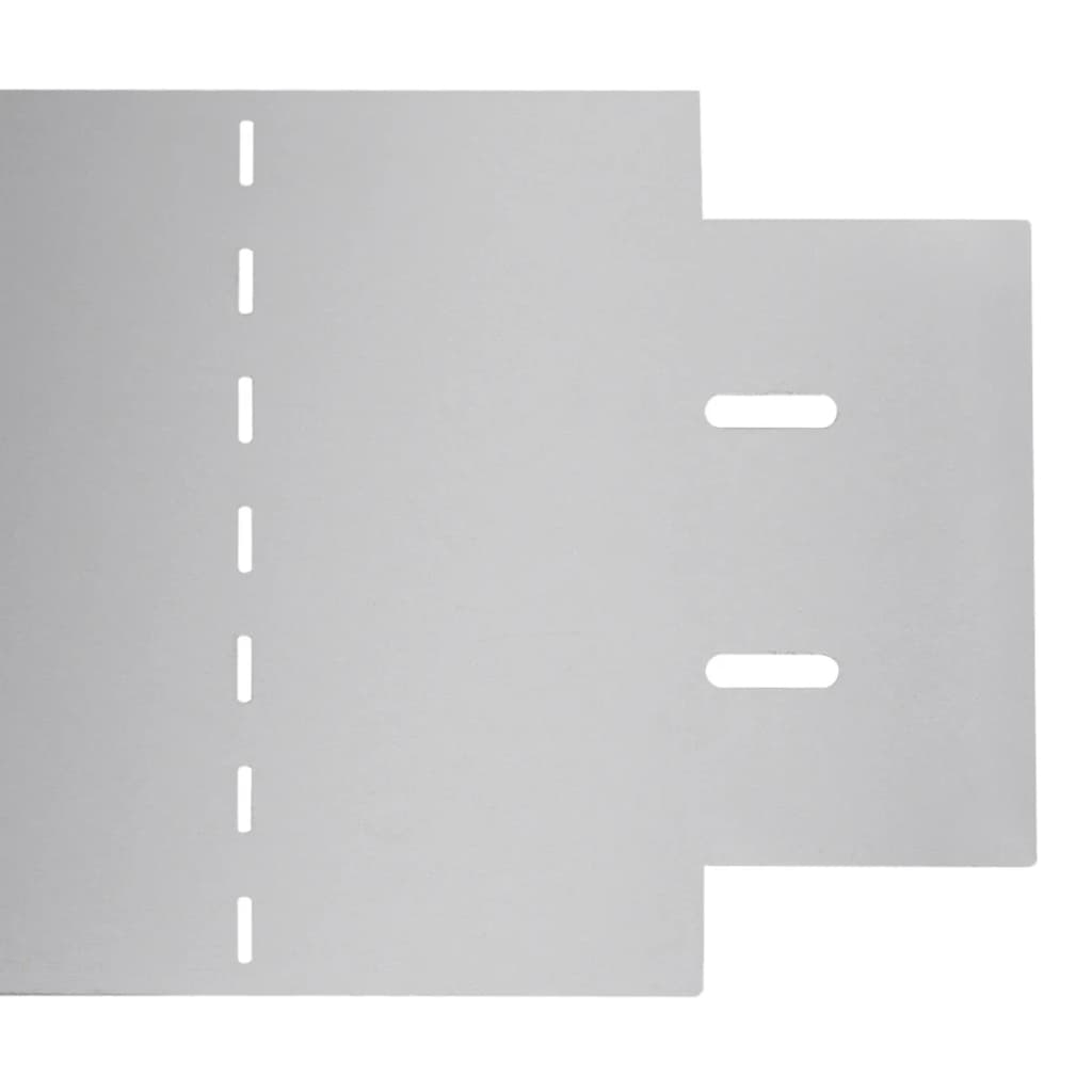 vidaXL Bordure de pelouse 5 pcs Acier galvanisé 100 x 20 cm