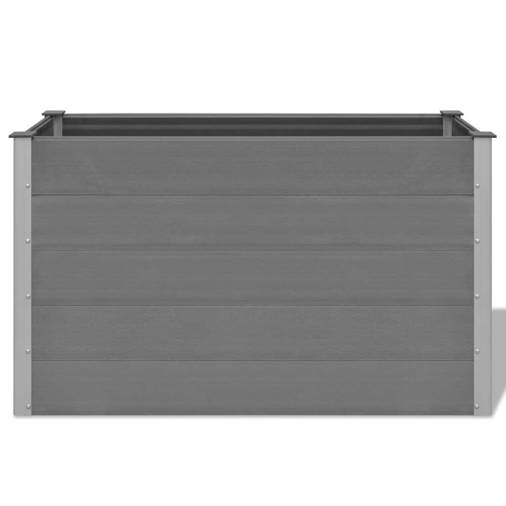 vidaXL Lit surélevé de jardin WPC 150x50x91 cm Gris